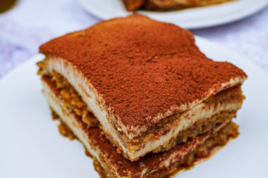 Vegan tiramisu
