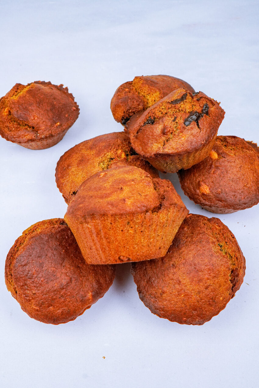 Vegánske muffiny bez lepku a oleja